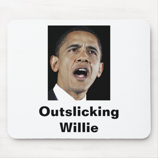 Outslicking Willie Mouse Mat (Front)