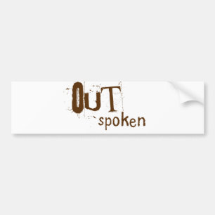 OUTSpoken Bumper Sticker
