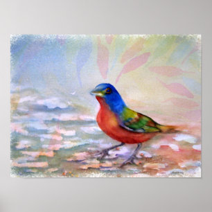 Outstanding and Colorful Spring Bird Poster