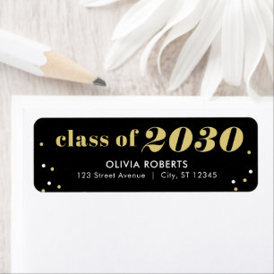 Outstanding Class Editable Colour Graduation Label