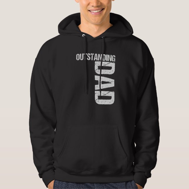 Outstanding Dad Hoodie (Front)