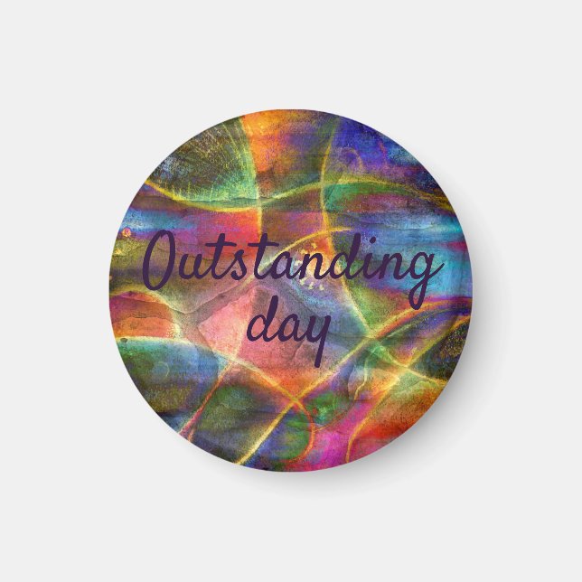 Outstanding day magnet (Front)