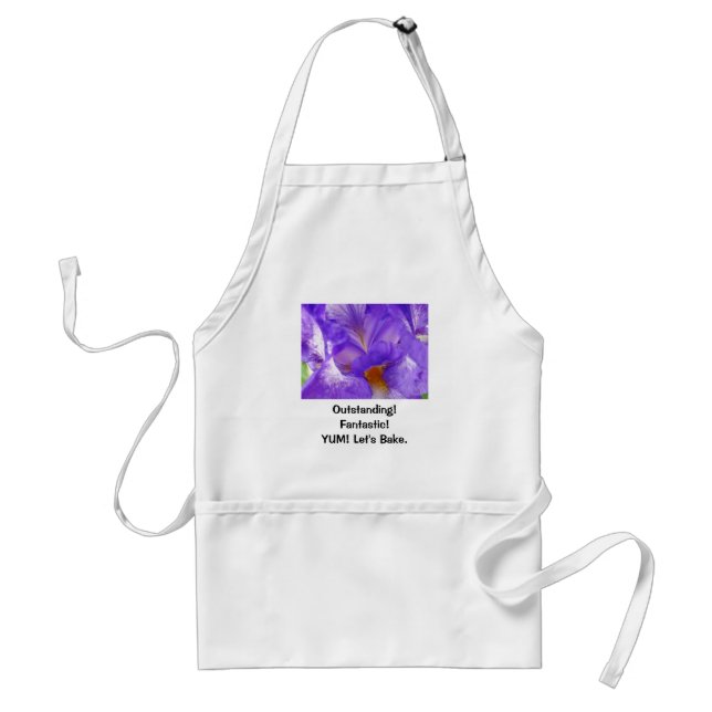 Outstanding! Fantastic! YUM! Let's Bake aprons (Front)
