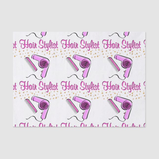 OUTSTANDING HAIR STYLIST AND BEAUTICIAN TISSUE PAPER (Front)