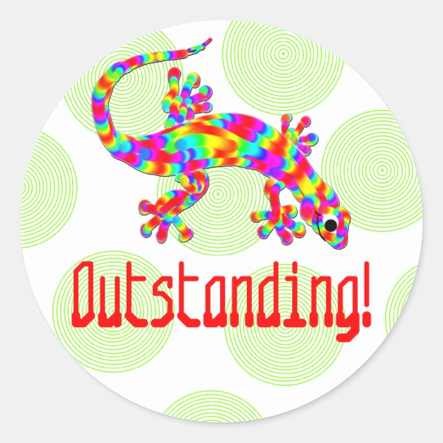 Outstanding Salamander School Stickers (Front)