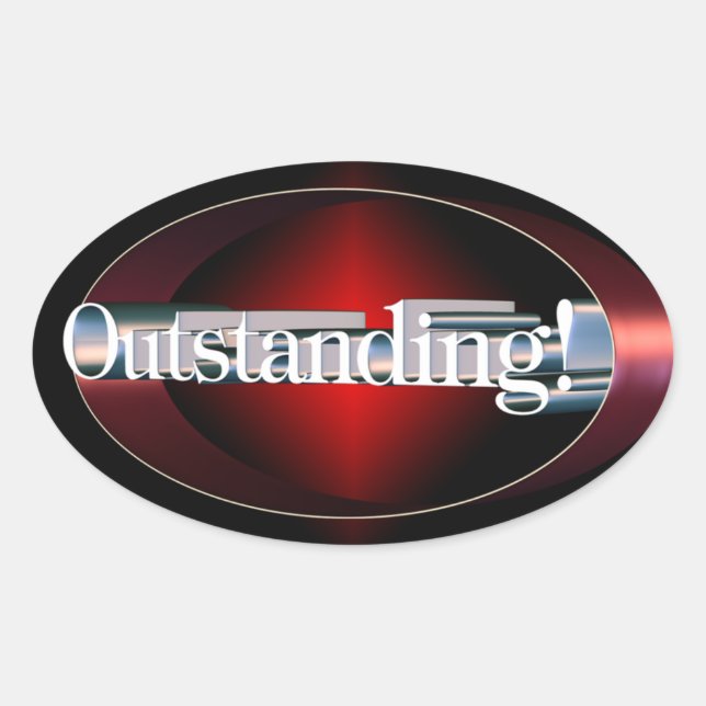 Outstanding Sticker (Front)