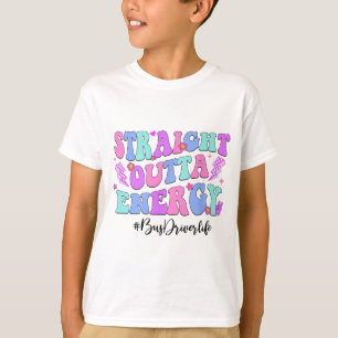 Outta Energy Bus Driver Last Day Of School T-Shirt