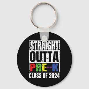 Outta Pre-k School Graduation Cl Of 2024 Key Ring