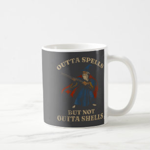 Outta Spells But Not Outta Shells Wizard Fantasy M Coffee Mug