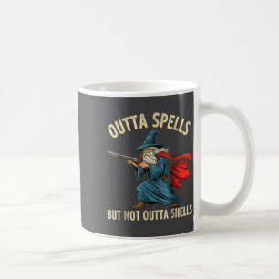 Outta Spells But Not Shells Wizard Meme  Coffee Mug