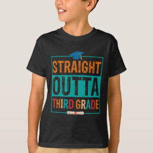 Outta Third Grade Summer Vacation Graduation T-Shirt