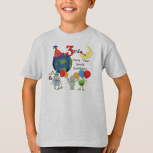 Outta This World 3rd Birthday T-shirts and Gifts