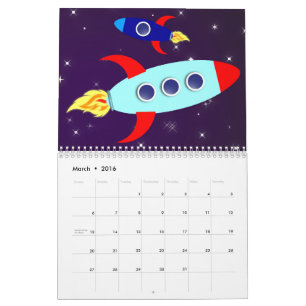 Outta This World! Boy Calendar