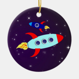 Outta This World! Boy Ceramic Tree Decoration