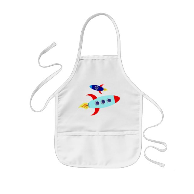 Outta This World! Boy Kids Apron (Front)