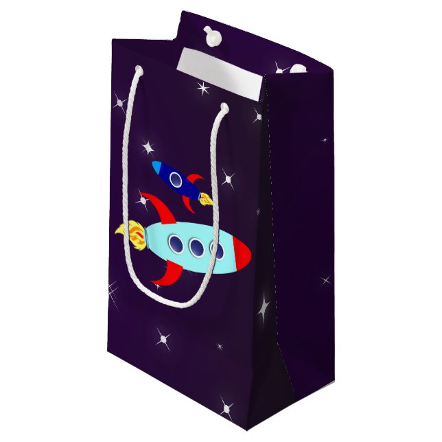 Outta This World! Boy Small Gift Bag (Front Angled)