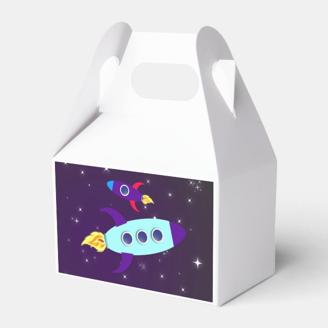 Outta This World! Girl Favour Box (Front Side)