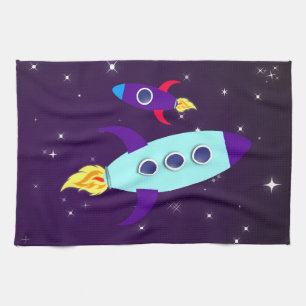 Outta This World! Girl Tea Towel