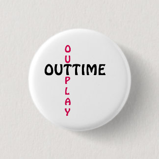 outtime 3 cm round badge