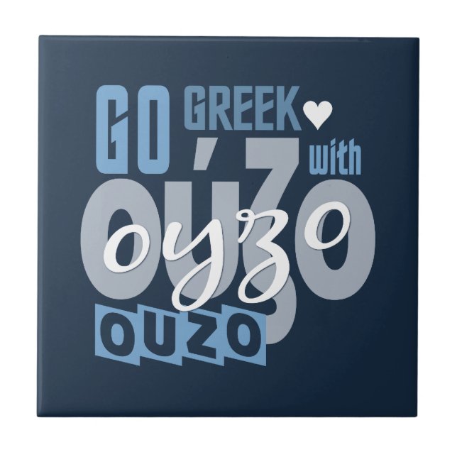 Ouzo tile (Front)