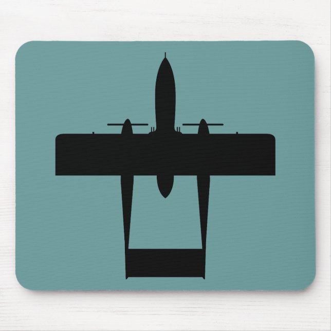 OV10 Bronco Silhouette Mouse Mat (Front)