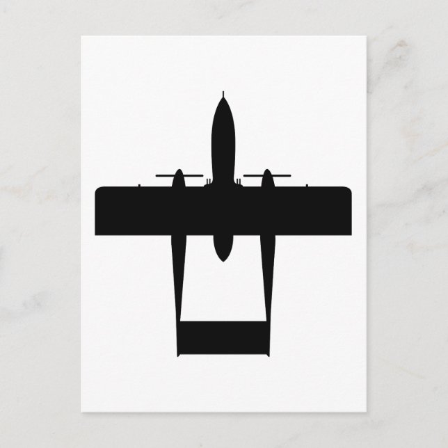 OV10 Bronco Silhouette Postcard (Front)