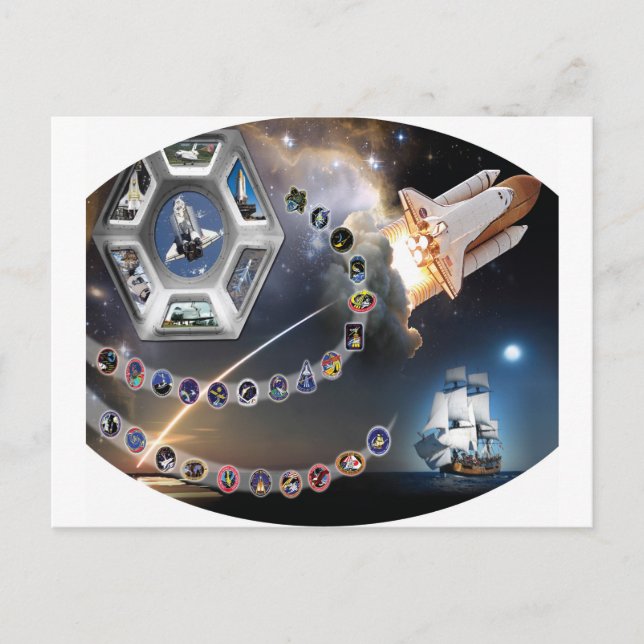 OV 105 Endeavour Postcard (Front)