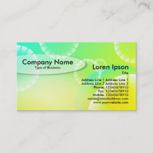 Oval - Abstract 01 Business Card