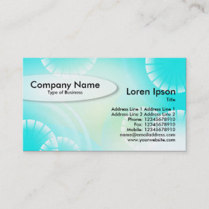 Oval - Abstract 02 Business Card