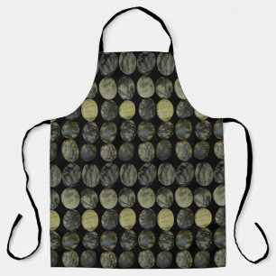 Oval Banded Agate Gemstone Horizontal Pattern  Apron