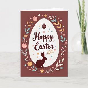 Oval Botanical Celebration Card