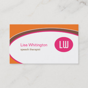 Oval Business Card