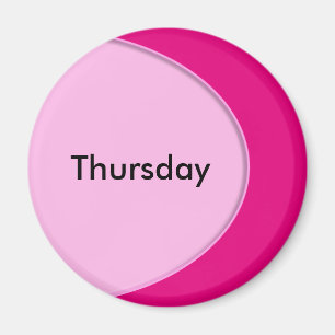 OVAL BUTTON - light pink + your text & ideas Magnet