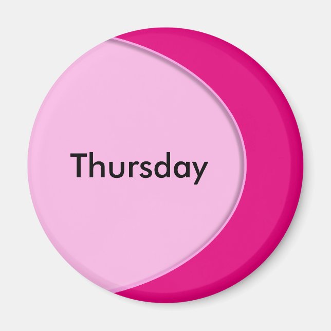 OVAL BUTTON - light pink + your text & ideas Magnet (Front)