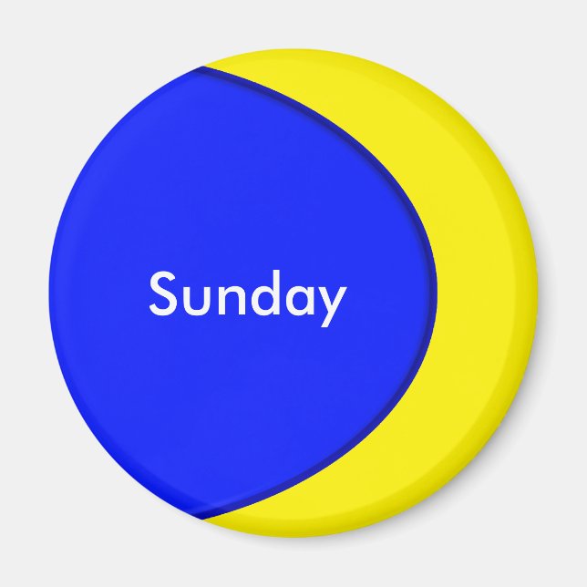 OVAL BUTTON - royal blue + your text & ideas Magnet (Front)