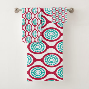 Oval Chains Bath Towel Set