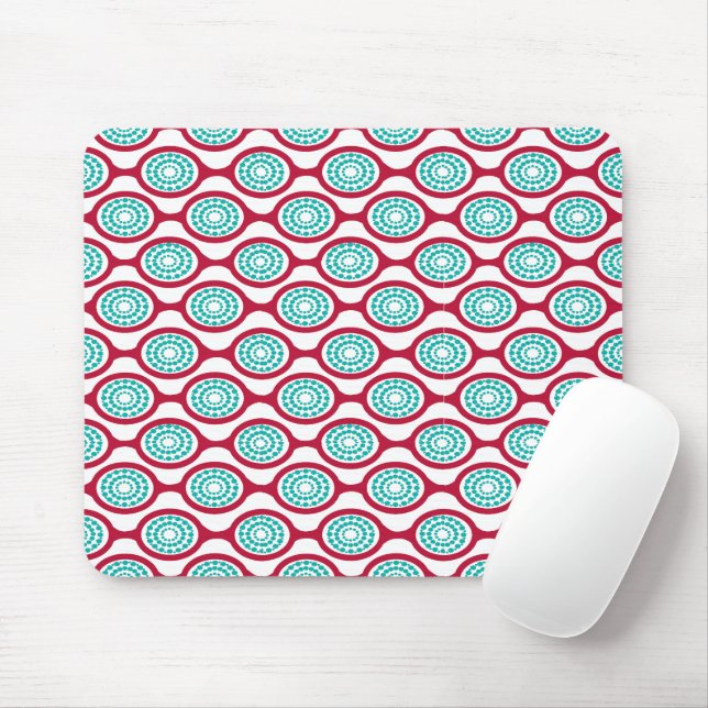 Oval Chains  Mouse Mat (With Mouse)
