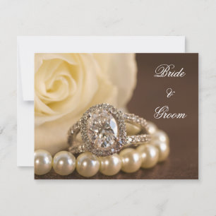 Oval Diamond Ring Rose Engagement Announcement