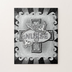 Oval doves nurse  jigsaw puzzle