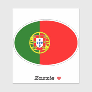 Oval Flag of Portugal