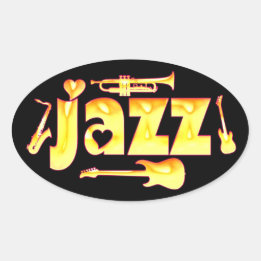 Jazz Guitar Stickers & Labels | Zazzle UK