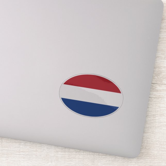 Oval Netherlands Flag (Detail)