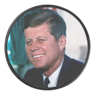 Oval Office of President John F. Kennedy Hockey Puck