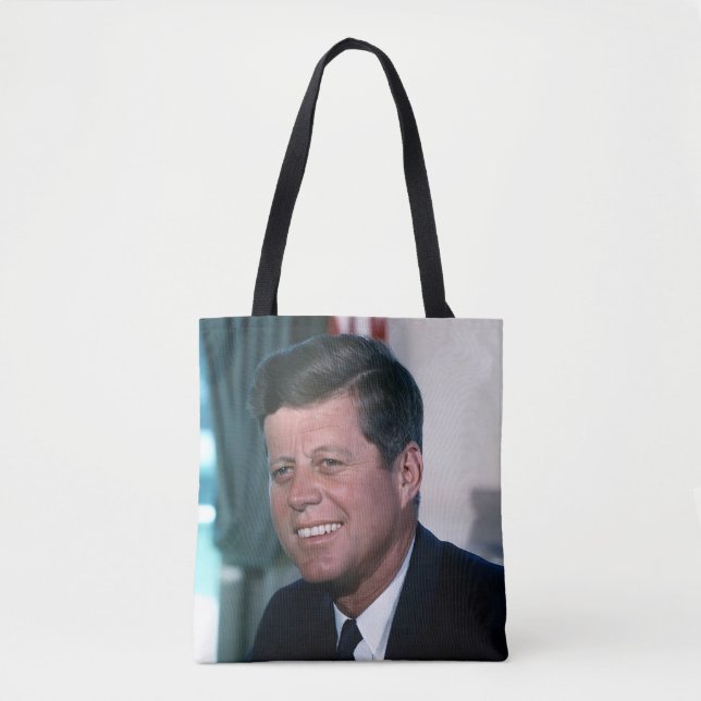 Oval Office of President John F. Kennedy Tote Bag (Front)