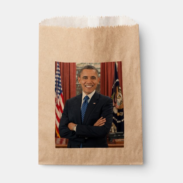 Oval Office Portrait, Obama Barack US President Favour Bags (Front)