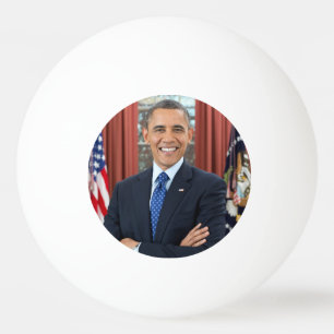 Oval Office Portrait, Obama Barack US President Ping Pong Ball