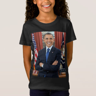 Oval Office Portrait, Obama Barack US President T-Shirt