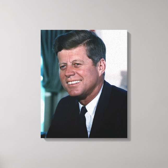 Oval Office President John Jack F. Kennedy Canvas Print (Front)