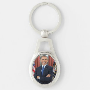Oval Office US 44th President Obama Barack  Key Ring