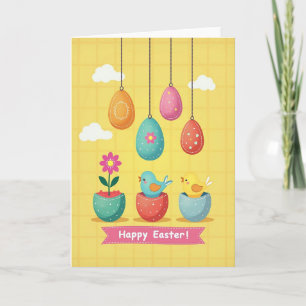 Oval Ornament Springtime Card